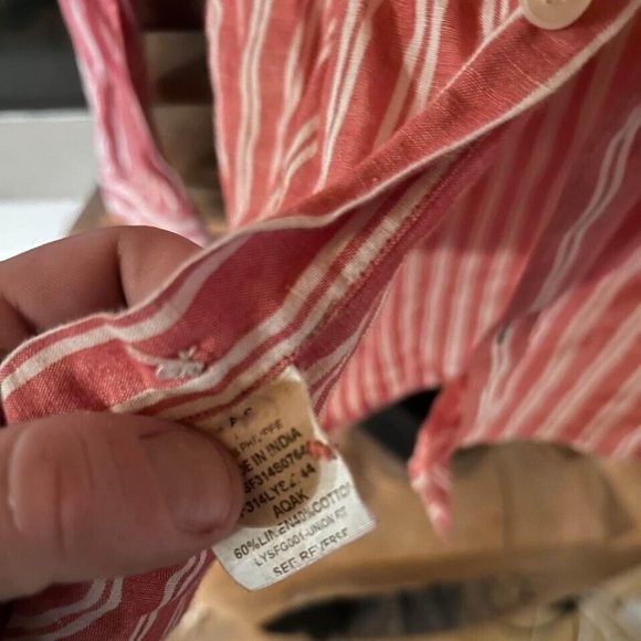 Louis Philippe Shirt Men’s 40CM Button Front Shirt LS Men's M Red Plaid Tailore - Picture 7 of 9